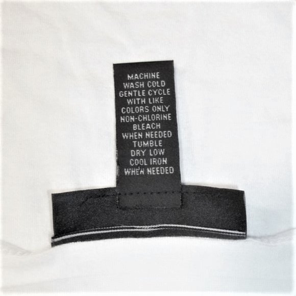 INC International Concepts Womens Top Size P/M Striped Sheer Petite Casual White - Picture 5 of 5